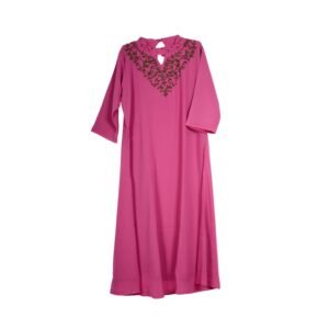 A-Line Georgette Top with Collar & Beadwork