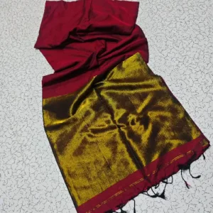 Celebrities Inspired Pure Khadi Saree