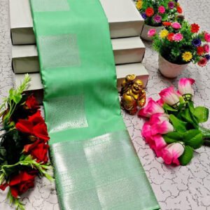 Elite Green Bridal Pick Silk Saree