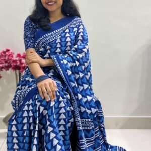 Mul-Mul Cotton Saree