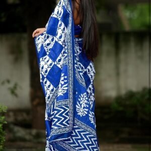 Mul-Mul Cotton Saree