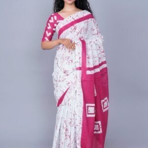 Mul-Mul Cotton Saree