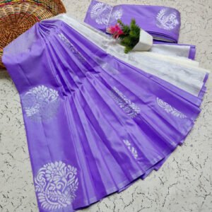 Violet Soft Silk Sarees