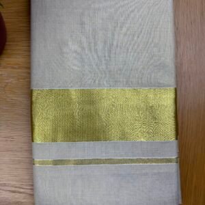 Golden Kara Tissue Kasavu Saree
