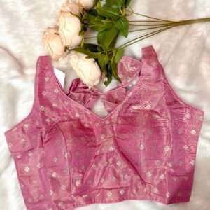 Elegant Brocade Blouse – Free Size