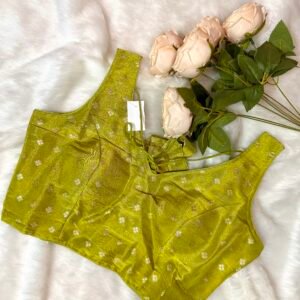 Elegant Brocade Blouse – Free Size